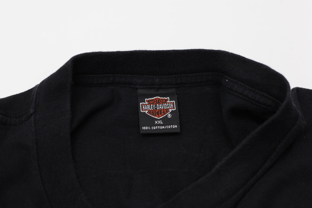 2001 Vintage Harley Davidson Manchester NH T-Shirt Made In USA XXL
