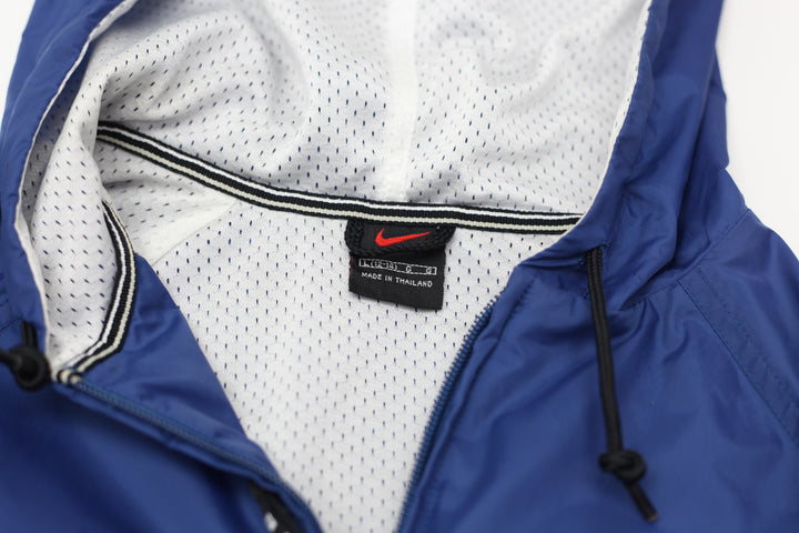 90's Vintage Nike Embroidered Quarter Zip Windbreaker Jacket Ladies