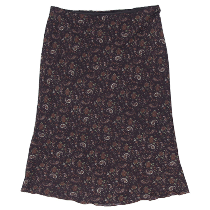 Y2K Simply French Paisley Print Skirt - Fashion Rerun Vintage Migration_Skirt