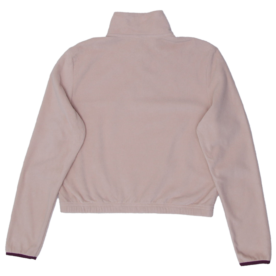 Ladies Adidas Quarter Zip Fleece Crop Jacket