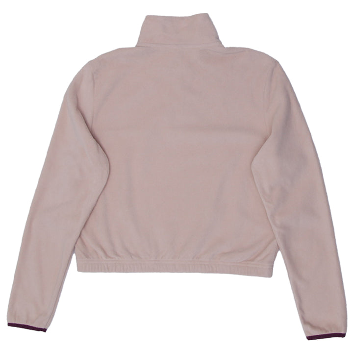 Ladies Adidas Quarter Zip Fleece Crop Jacket