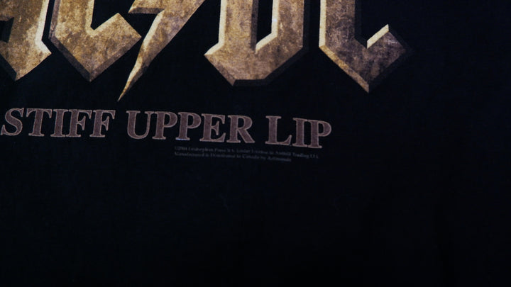 Vintage Artimonde AC DC STiff Upper Lip Black T-Shirt
