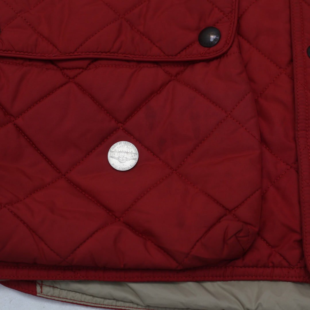 Vintage Polo Ralph Lauren Full Zip Button Down Quilted Vest Size XL - Fashion Rerun Vintage Migration_Jacket