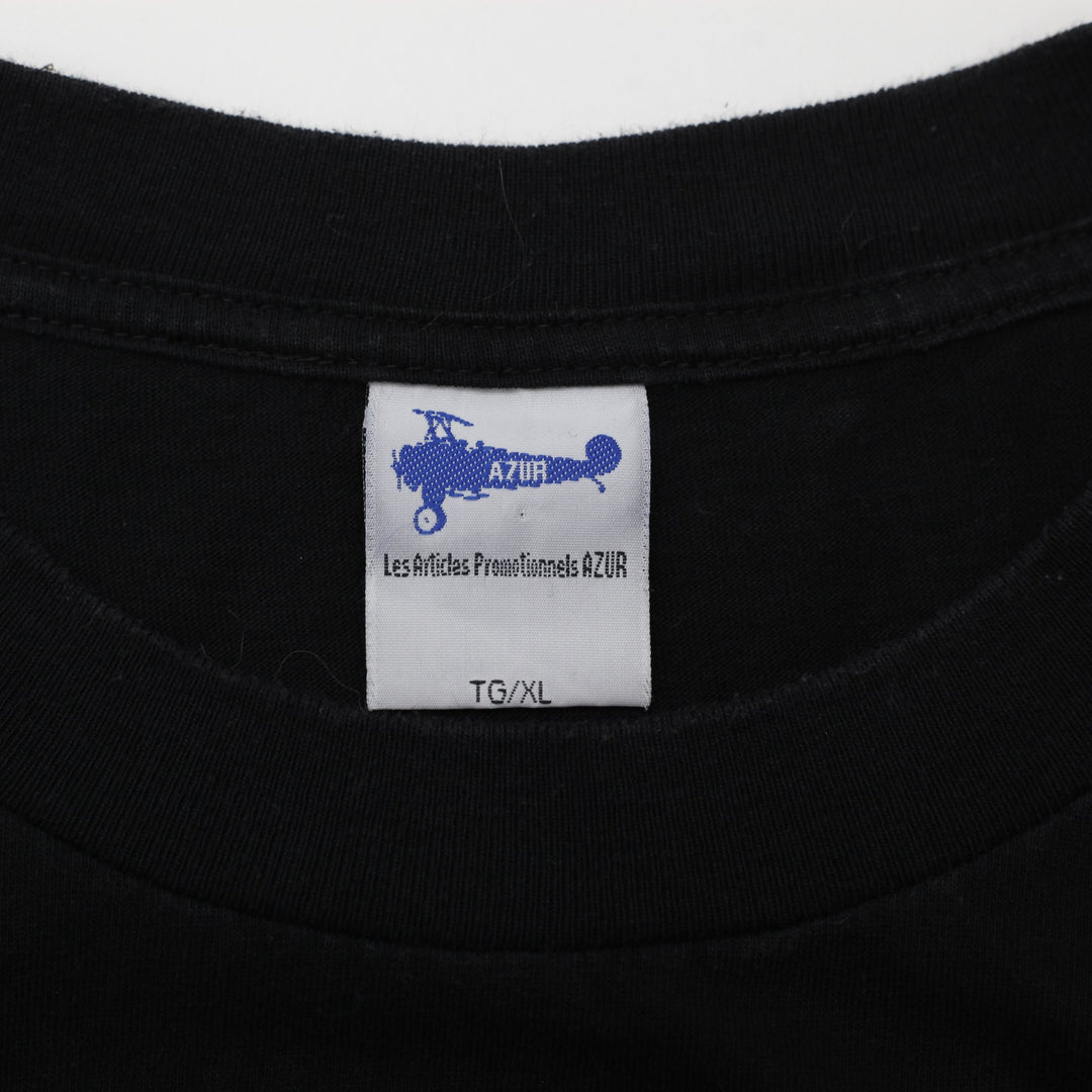Vintage  Azur Zachary Richard Art Print Graphic T-Shirt Size XL | Migration_T-Shirts - Back View | Fashion Rerun
