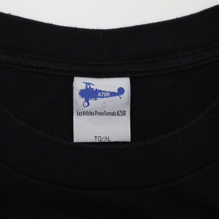 Vintage  Azur Zachary Richard Art Print Graphic T-Shirt Size XL | Migration_T-Shirts - Back View | Fashion Rerun