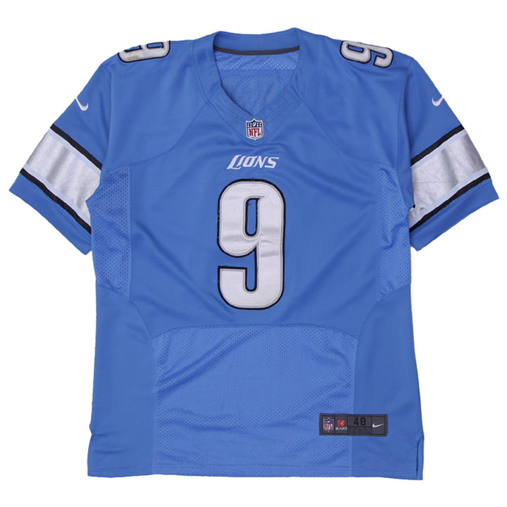 Mens NFL Detroit Lions Matthew Stafford Nike Light Blue Game