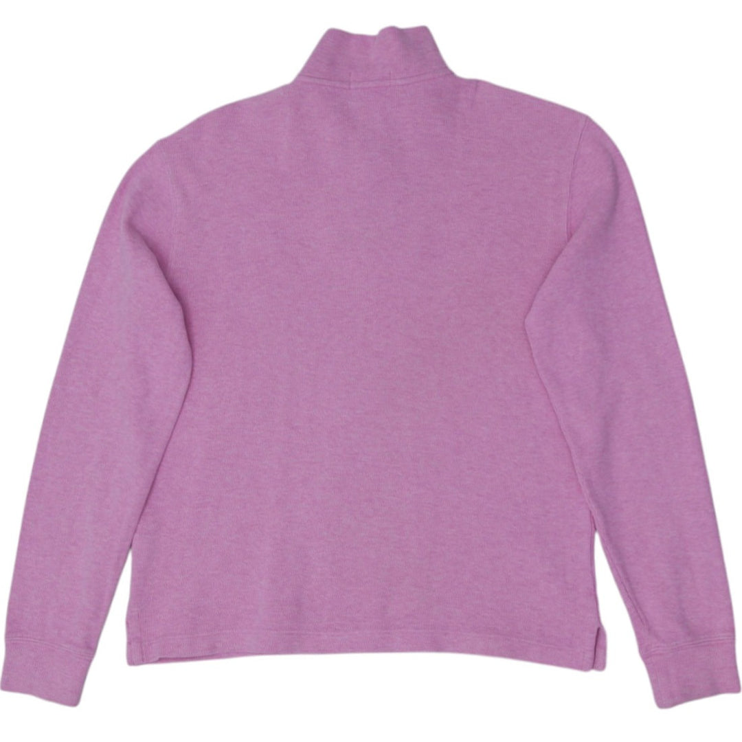 Mens Polo Ralph Lauren Quarter Zip Pink Sweater S | Migration_Jumper & Knitwear RL Collection - Side View | Fashion Rerun
