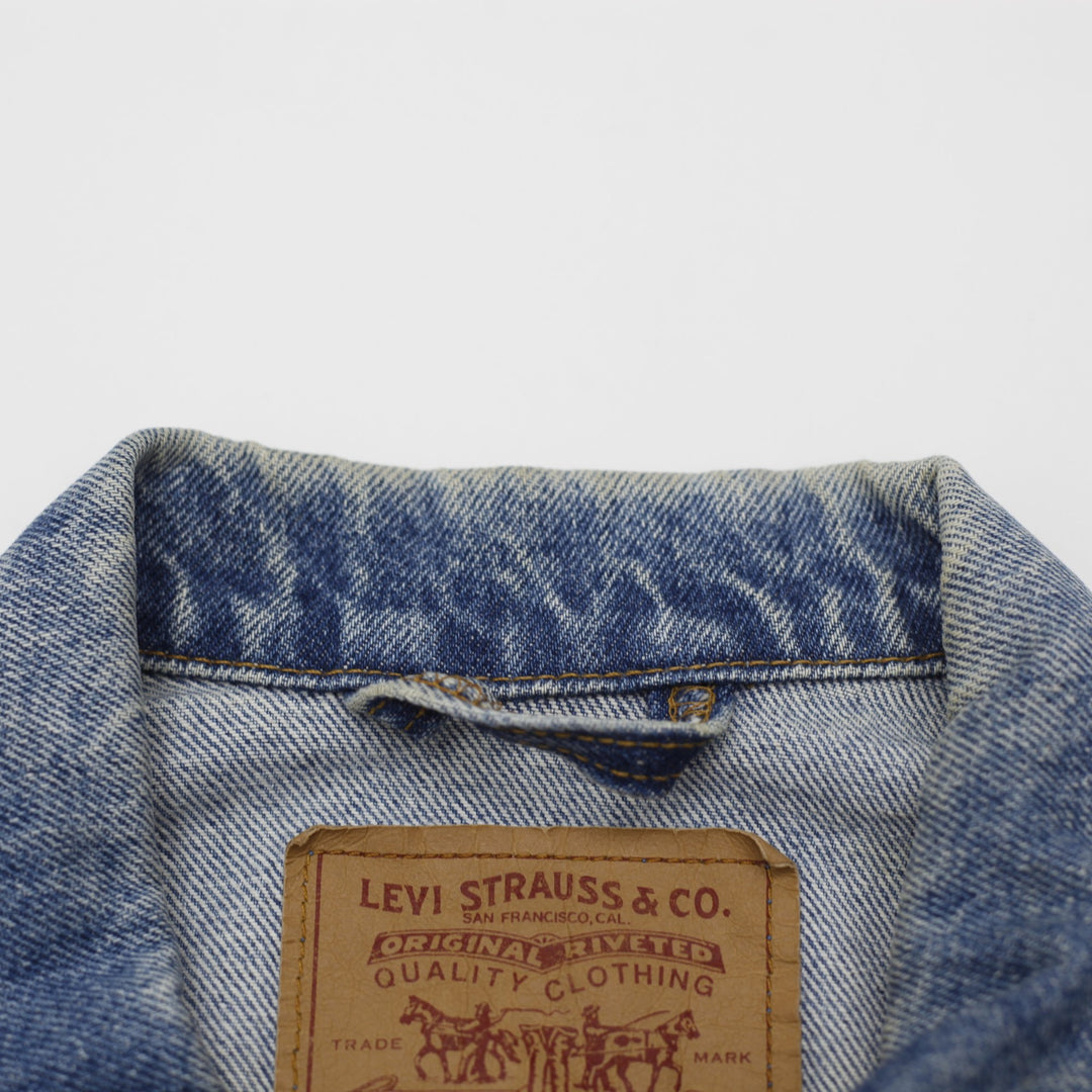Vintage Mens Levi Strauss Denim Classic Trucker Jacket Size 48