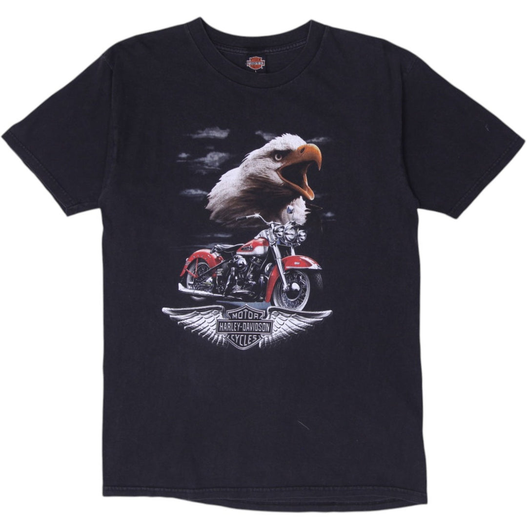 Vintage Black Harley Davidson Pensacola FL T-Shirt Size L