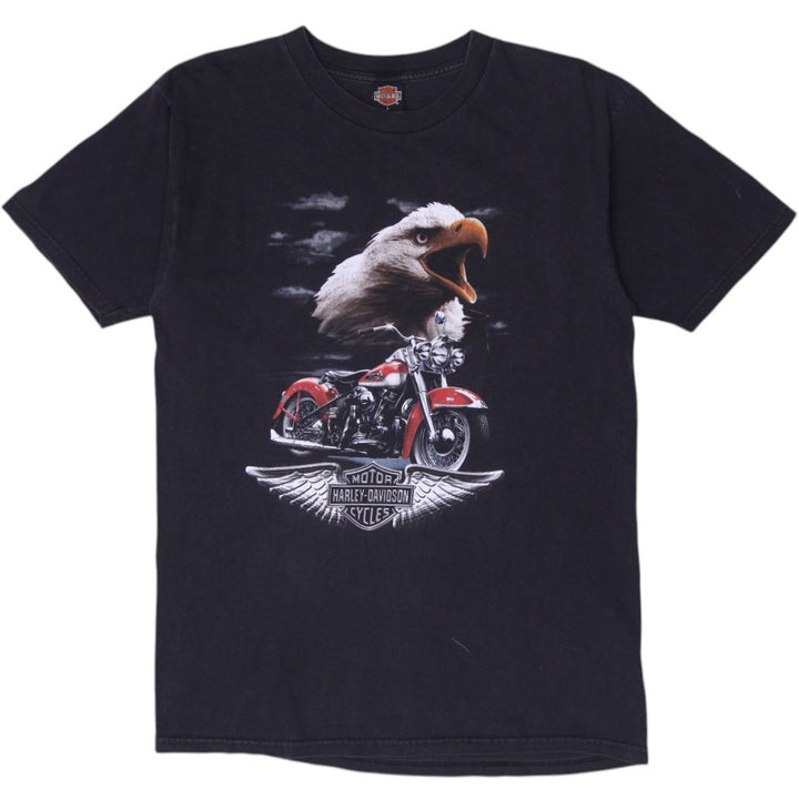 Vintage Black Harley Davidson Pensacola FL T-Shirt Size L