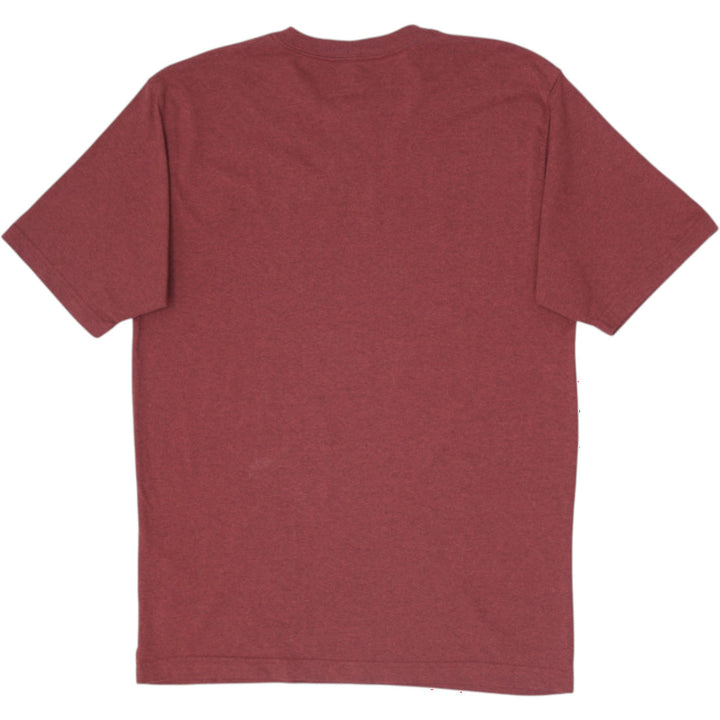 Mens Carhartt T-Shirt Brown Logo Graphic Cotton Retro