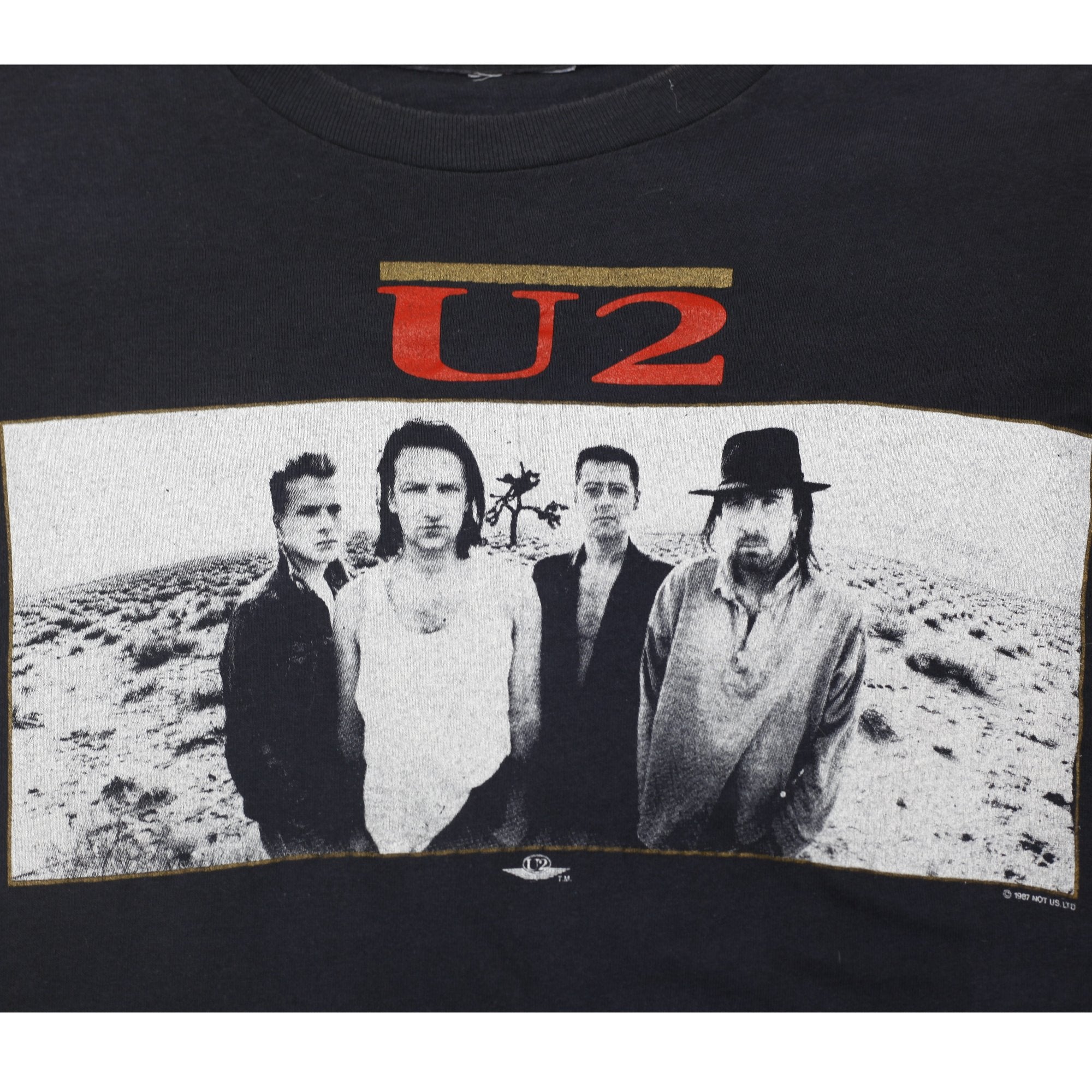 80s U2 フォト ライブ Tシャツ XL ユーツー ツアーT バンドT Shop Vintage 80's U2 Joshua Tree Concert Tour T-Shirt Size L