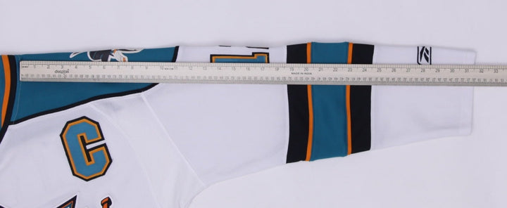 Vintage Reebok Patrick Marleau NHL San Jose Sharks Hockey Jersey White M