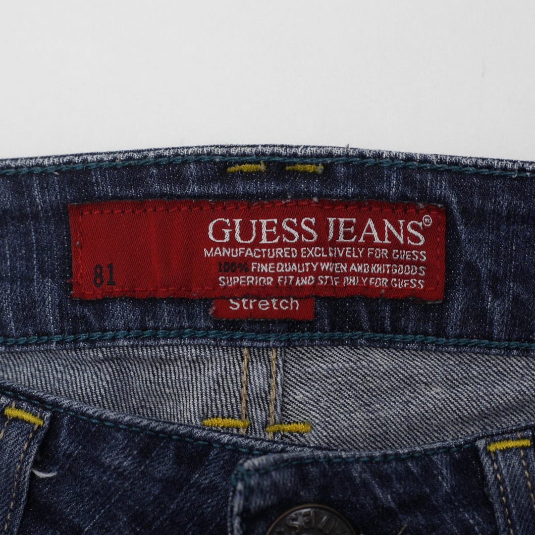 Y2K Ladies Guess Low Rise Bootcut Flare Jeans Size 31