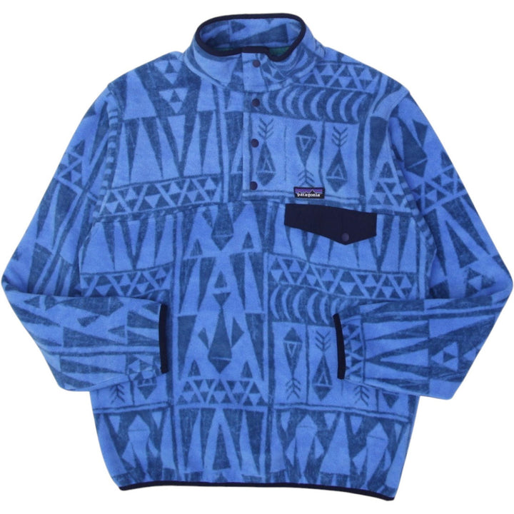Mens Patagonia Synchilla Snap-T Pullover Aztec Tribal Fishbone