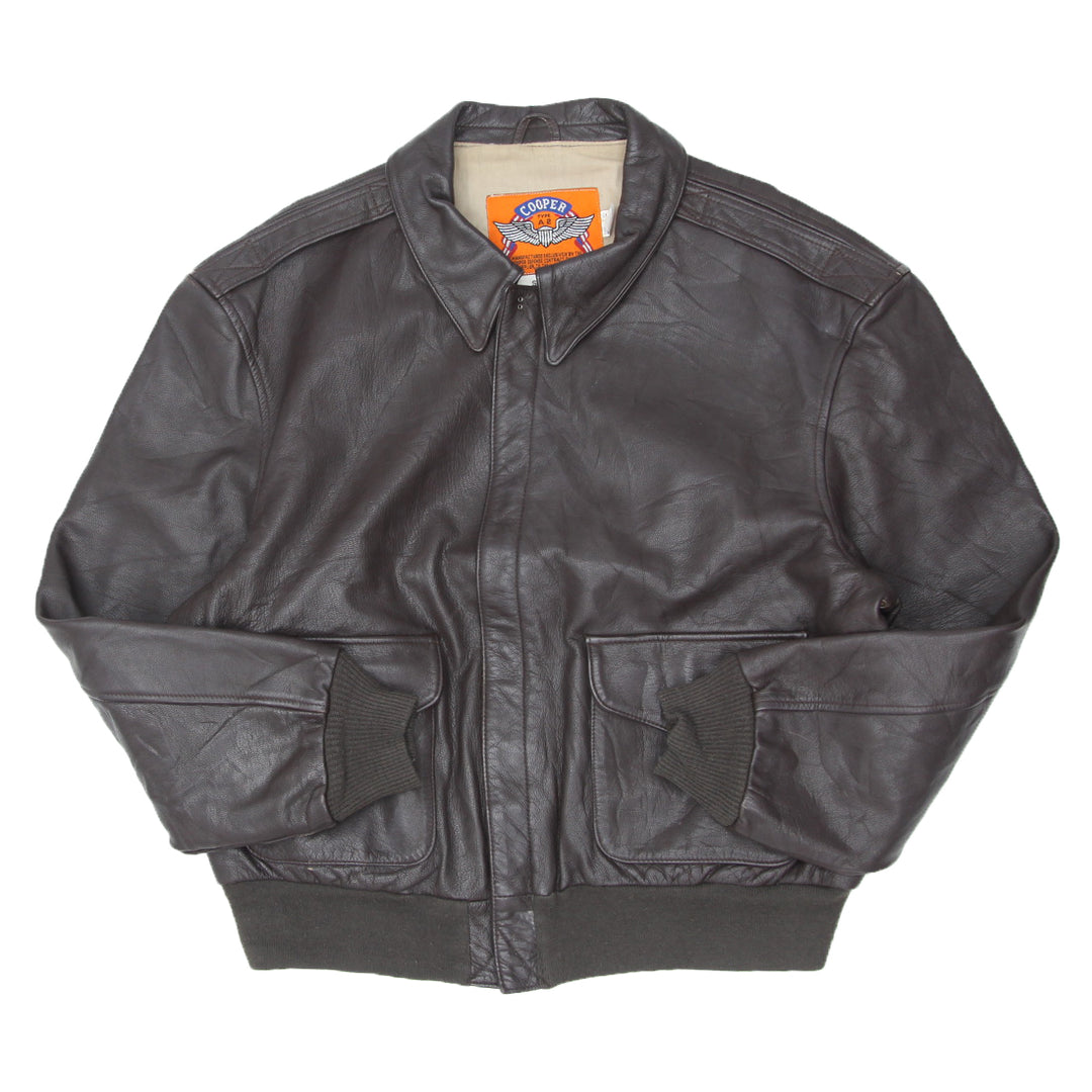 Shop Vintage Cooper Commemorative A-2 Flight Leather Jacket Made