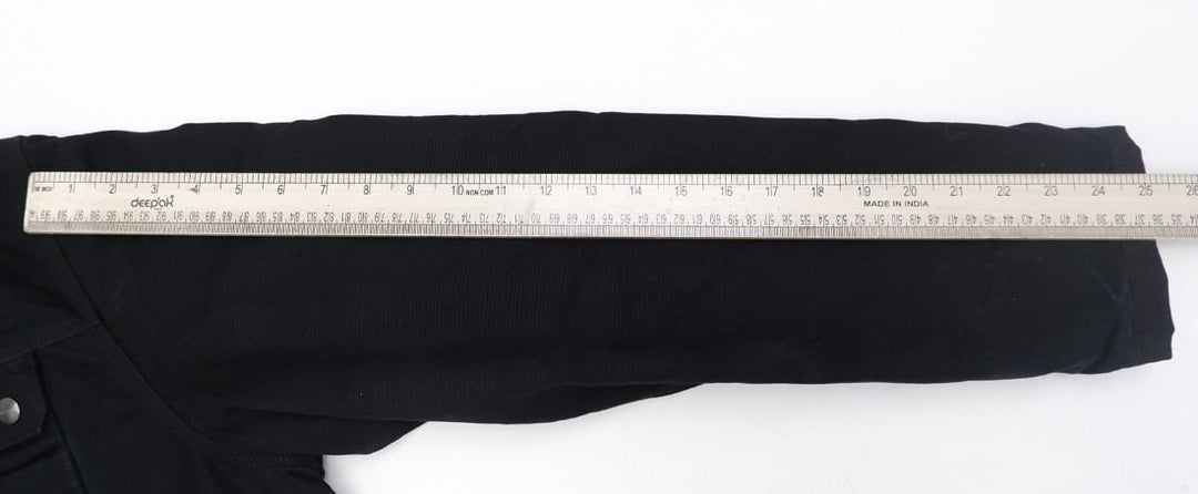 Mens Carhartt 103826 BLK Jacket Black Hooded Workwear Fleece Lining