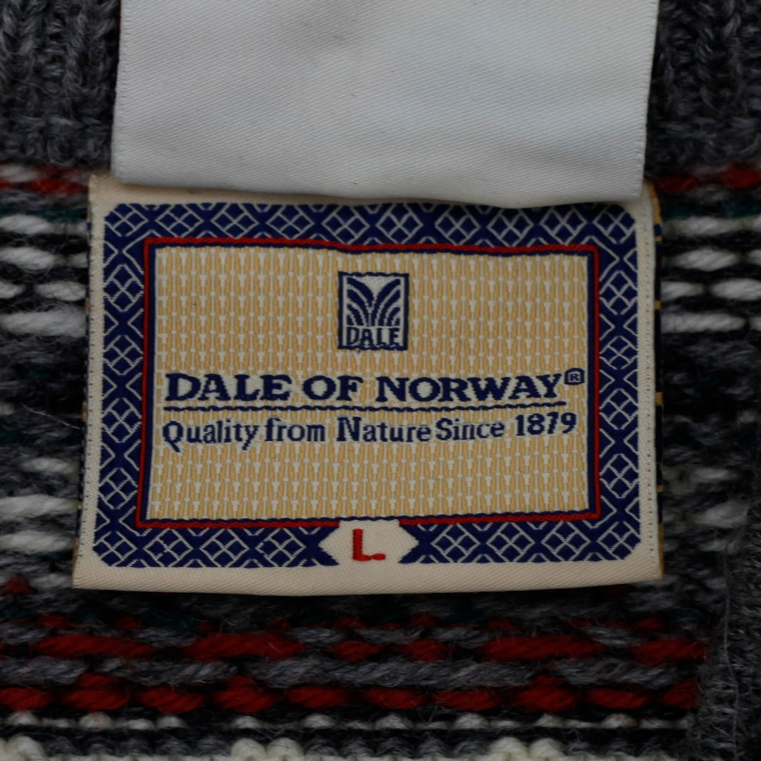 Vintage 1994 Dale of Norway Lillehammer Gray Wool Sweater