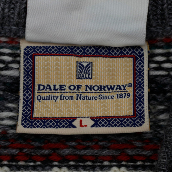 Vintage 1994 Dale of Norway Lillehammer Gray Wool Sweater