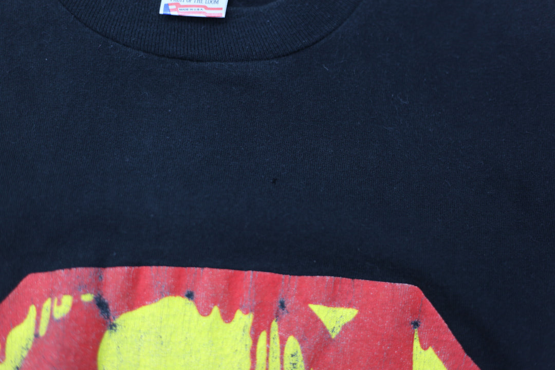 1992 Vintage DC Comics Death Of Superman Logo T-Shirt S.Stitch Made In USA XL