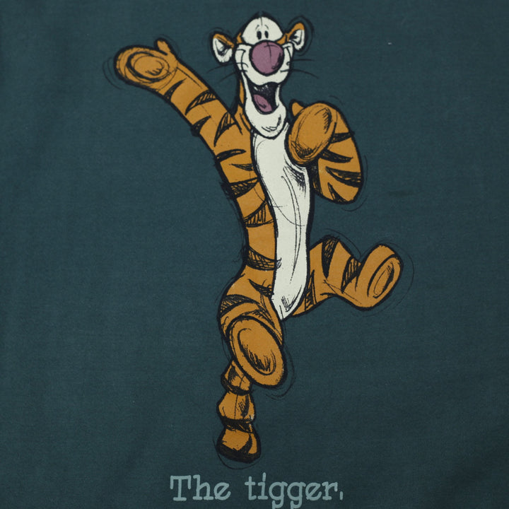 Vintage 90s Disney Mickey Inc Tigger Crewneck Sweatshirt Made in USA Size L