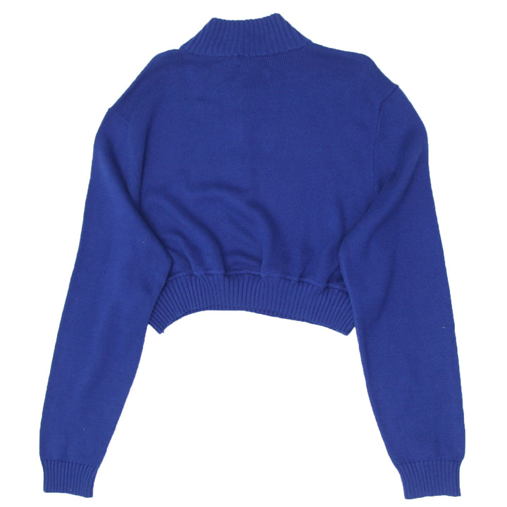 Rework 1/4 Zip Crop Sweater