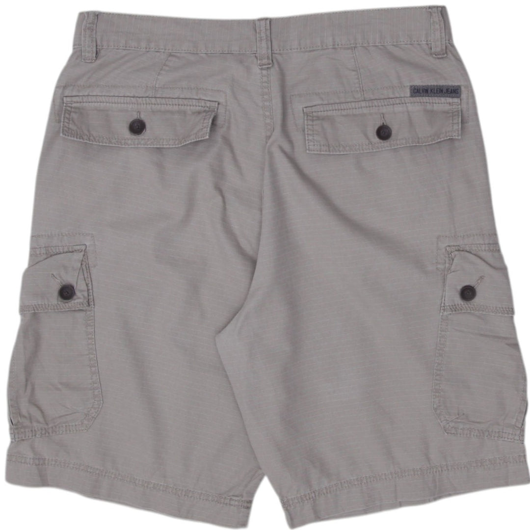Mens Calvin Klein Cargo Ripstop Pockets Casual Shorts Size 34