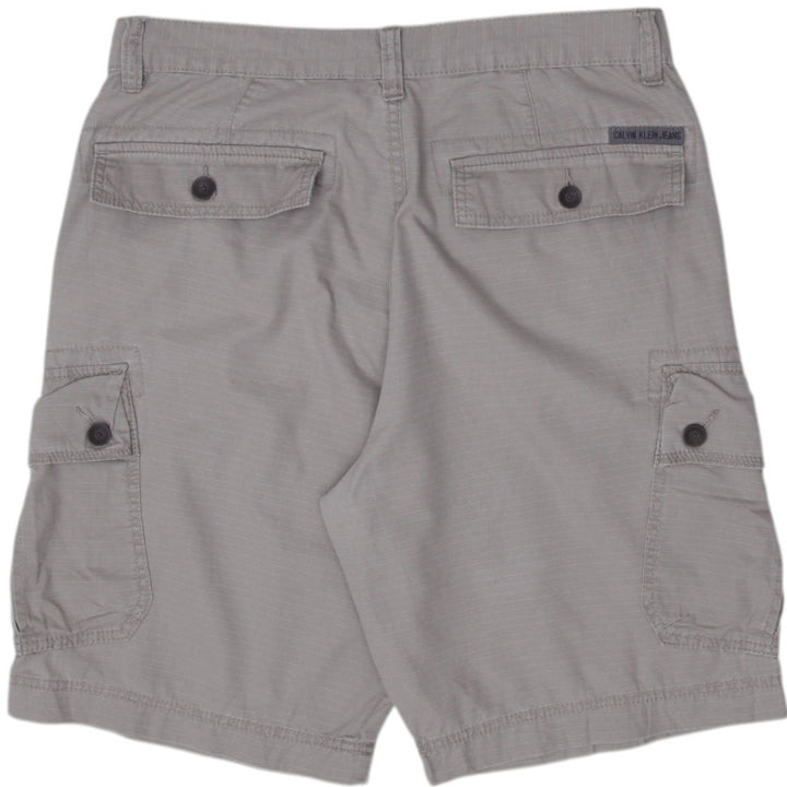 Mens Calvin Klein Cargo Ripstop Pockets Casual Shorts Size 34