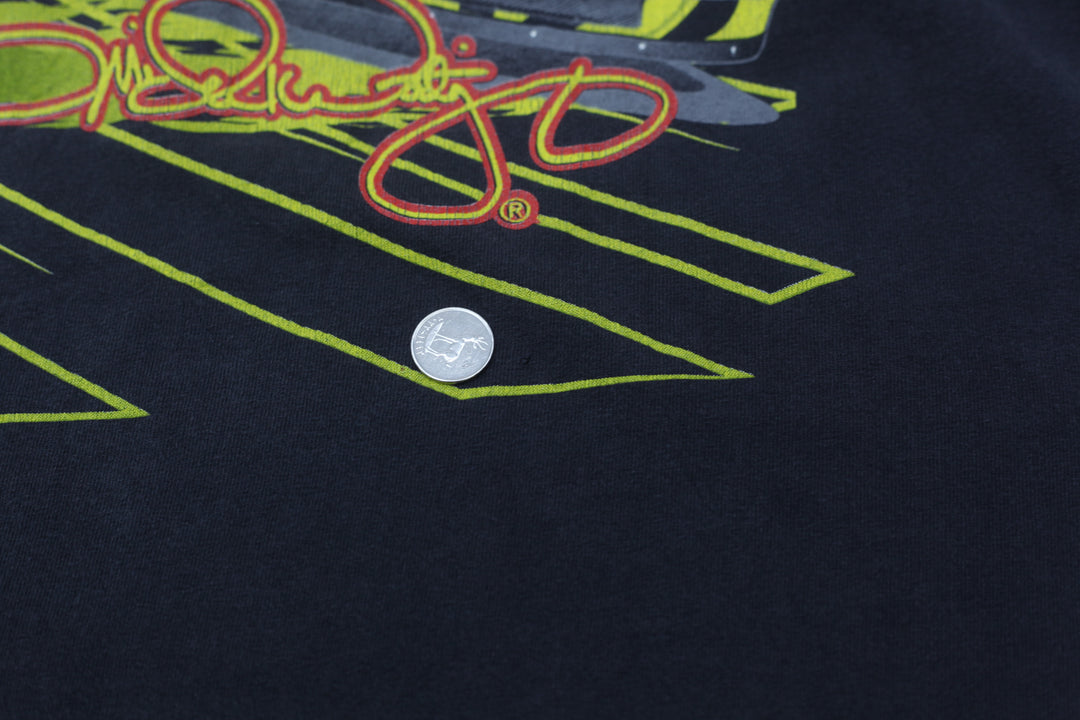 2000 Vintage Michael Waltrip #7 Nations Rent Nascar Racing T-Shirt Gildan XXL - Fashion Rerun Vintage Migration_T-Shirt