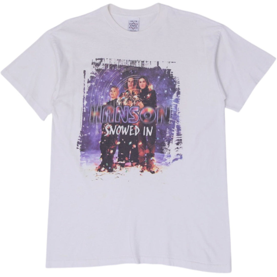 Vintage 90’s NOS Hanson Snowed In Christmas T Shirt Large Band Single Stitch | Migration_T-Shirts | Fashion Rerun