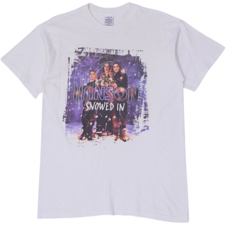 Vintage 90’s NOS Hanson Snowed In Christmas T Shirt Large Band Single Stitch | Migration_T-Shirts | Fashion Rerun