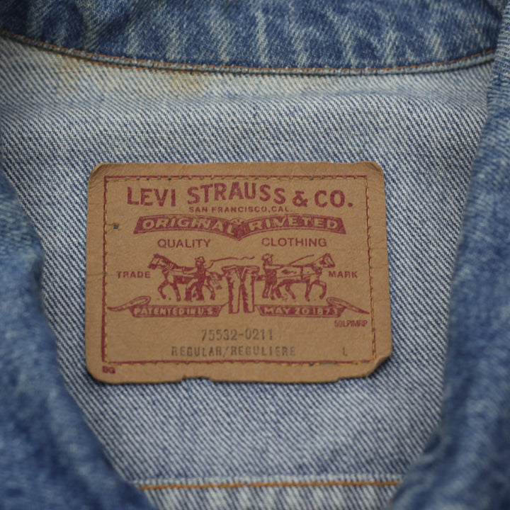Vintage Levi Strauss # 75532-0211 Trucker Denim Jacket - Fashion Rerun Vintage Migration_Jacket