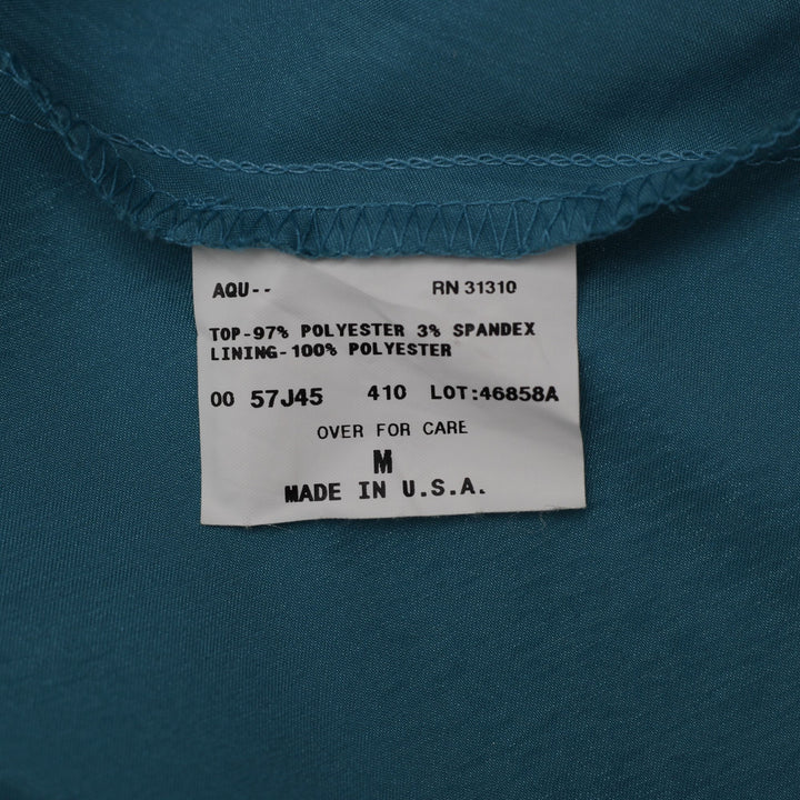 Y2K Ladies B-Wear By California Satin Ruched Cami Tank Top Size M