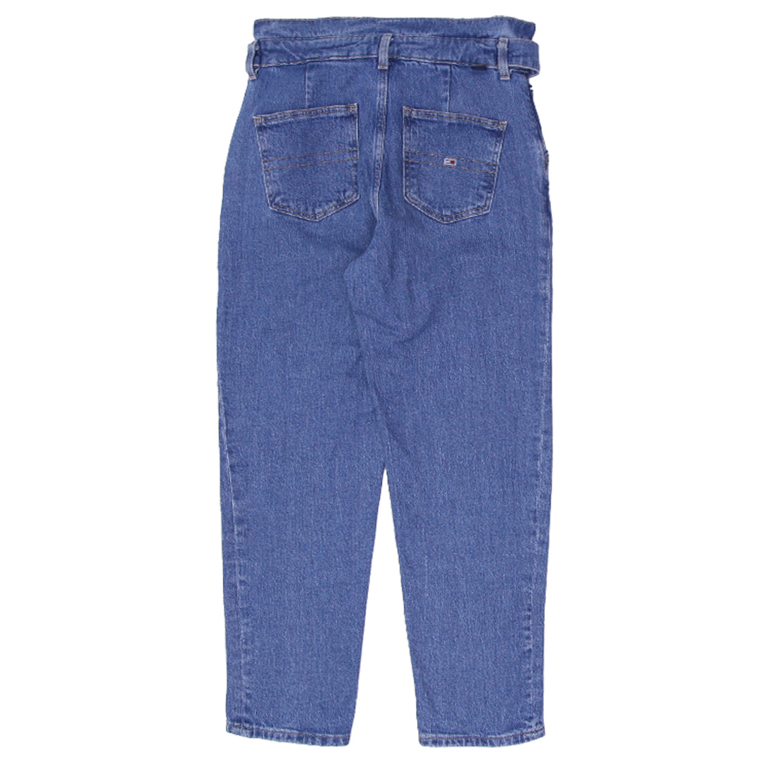 Ladies Tommy High Waisted Belted Jeans