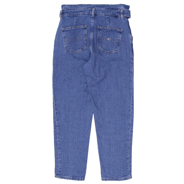 Ladies Tommy High Waisted Belted Jeans