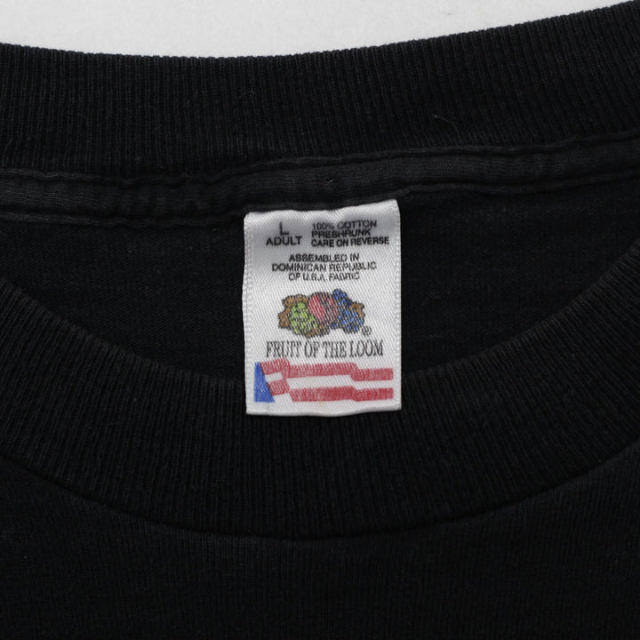 Vintage 1996 Mens Fruit of the Loom Racing Graphic T-Shirt Size L | Migration_T-Shirts - Back View | Fashion Rerun
