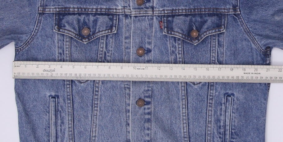 Vintage 75506-0412 Levi's Denim Trucker Jacket Washed Blue Size 40 | Migration_Jackets - Alternate View | Fashion Rerun