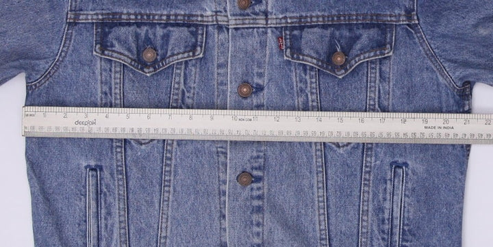 Vintage 75506-0412 Levi's Denim Trucker Jacket Washed Blue Size 40 | Migration_Jackets - Alternate View | Fashion Rerun