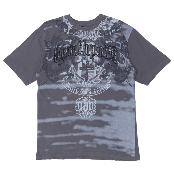 Mens Southpole Truth & Liberty Eagle Graphic T-Shirt - Fashion Rerun Vintage Migration_T-Shirt