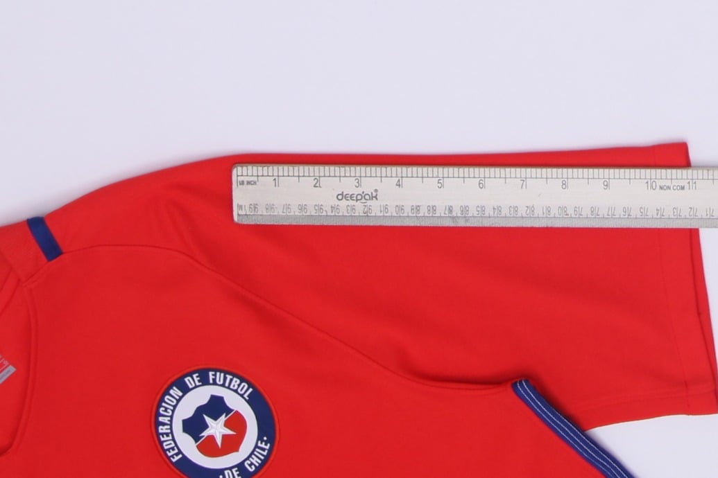 Mens Chile 2016-17 Home Football Jersey Nike Red Copa America Size L