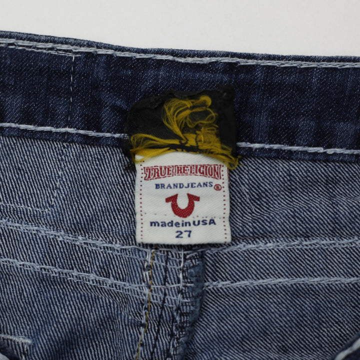 Y2K Ladies True Religion Billy Big Straight Leg Jeans Size 27
