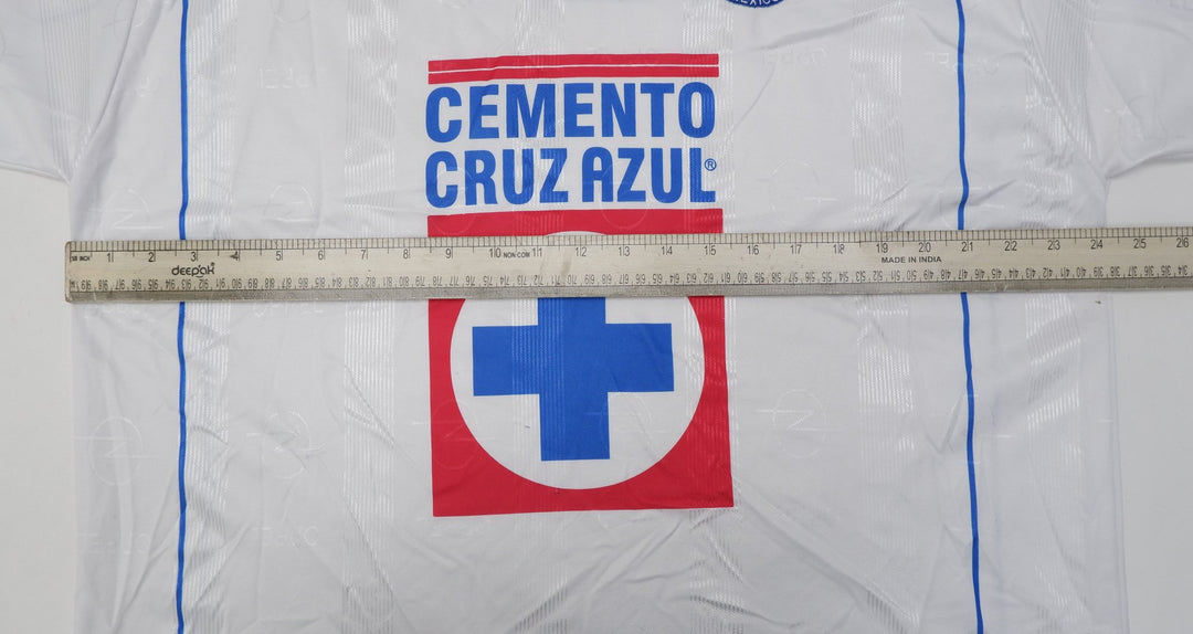 Vintage Cement Cruz Azul Soccer Jersey Pepsi Sports Mexico | Migration_Jerseys - View 7 | Fashion Rerun