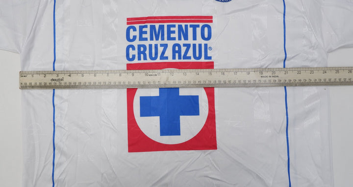 Vintage Cement Cruz Azul Soccer Jersey Pepsi Sports Mexico | Migration_Jerseys - View 7 | Fashion Rerun