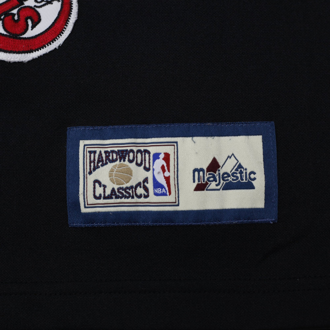 Vintage 2000s Majestic NBA Jersey Team Logo Patches Shirt Size XXL | Migration_Jersey - Detail View | Fashion Rerun