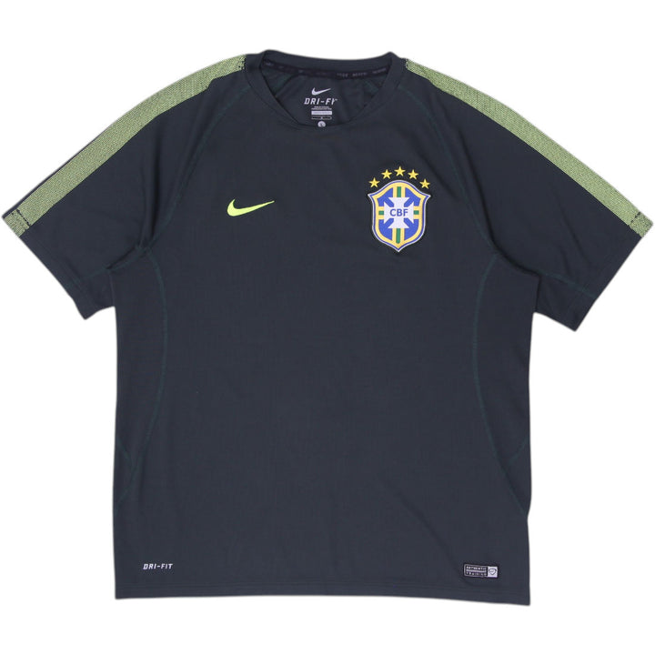 Mens Nike Brazil Copa CBF Squad Training Jersey Size L
