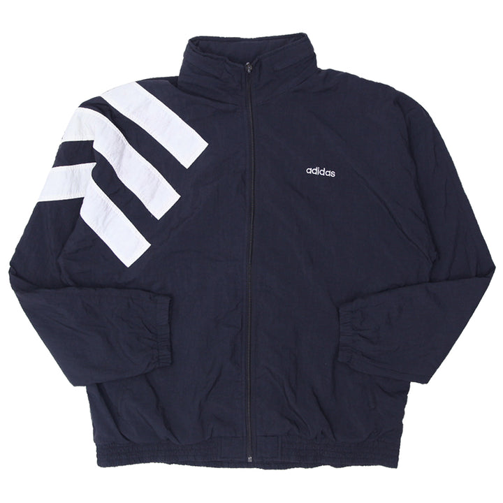 Vintage Adidas Embroidered Full Zip Windbreaker Jacket