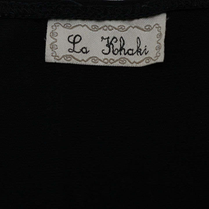 Y2K Ladies La Khaki Black Tank Top Sleeveless Stylish