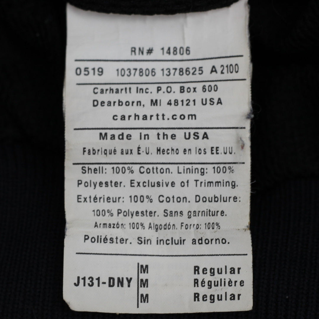 Mens Carhartt J131-DNY Carhartt Hooded Jacket