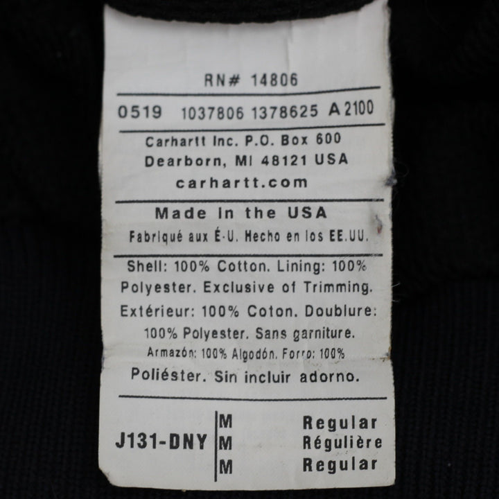 Mens Carhartt J131-DNY Carhartt Hooded Jacket