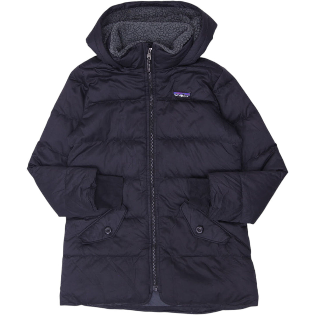 Ladies Patagonia Sherpa Hood Downtown Parka Jacket Size S